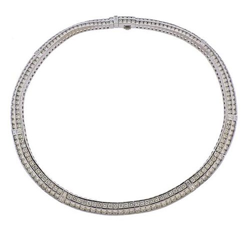 18K Gold Diamond 23.09ctw Necklace 
