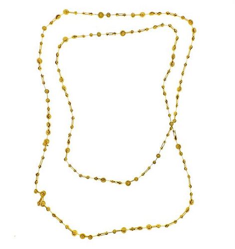 Albert Sous 18K Gold Link Necklace