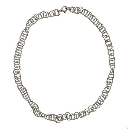 Buccellati  18K White Gold &quot;Collier Hawaii&quot; Necklace 