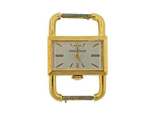 Jaeger LeCoultre Vintage 18k Gold Etrier Lady&#39;s Watch