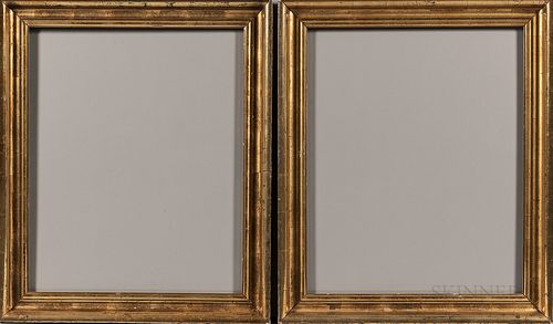 Pair of Gilt Molded Picture Frames