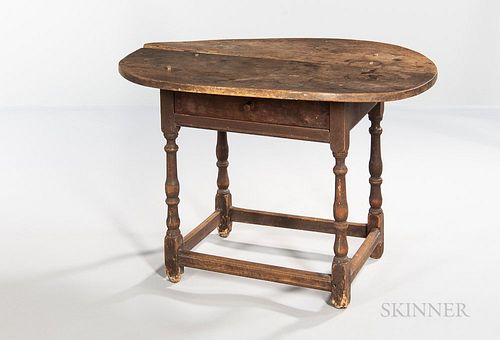 William and Mary Oval-top Tavern Table