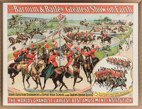 Two Lithograph Barnum & Bailey Circus Posters