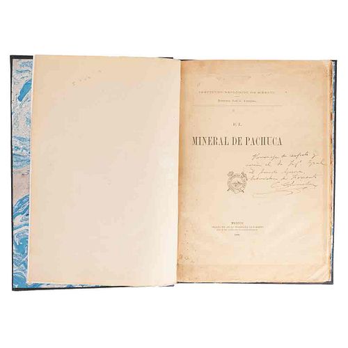 El Mineral de Pachuca. México: Oficina Tip. de la Secretaría de Fomento, 1897. Cuatro planos plegados.