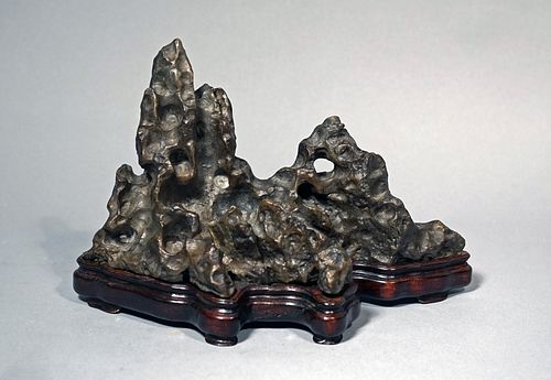 Small Chinese Scholar’s Rock, Lingbi type - Courtesy of Ralph M. Chait Galleries, New York