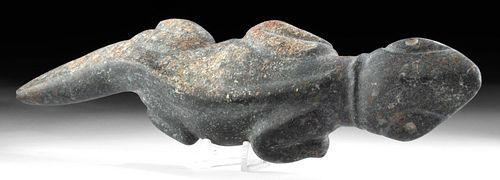Rare / Fine Guerrero Mezcala Stone Lizard Effigy