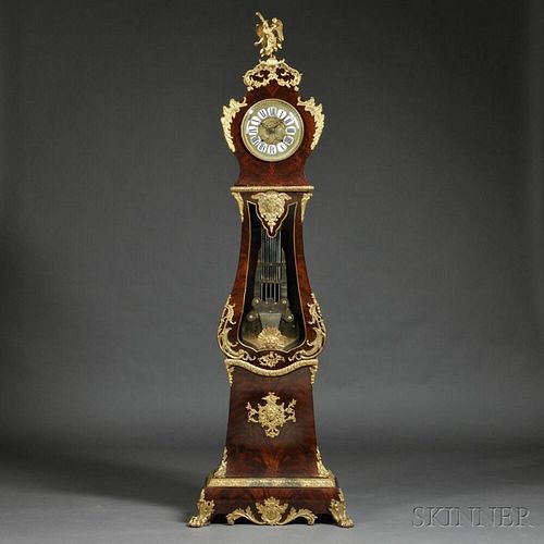 Louis XV-style Bombe French Tall Clock