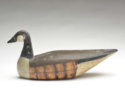 Canada goose, Gideon Lippincott, Wading River, New Jersey, 3rd quarter 19th century.