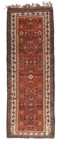 Fine Antique Persian Tribal Bakhtiari - 3'5'' X 9'6''