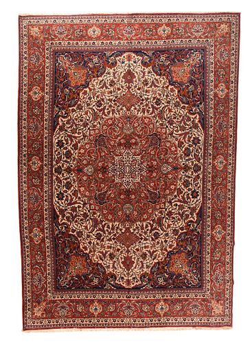 Fine Persian Antique Isfahan Palace Rug 11'10'' X 17'1'