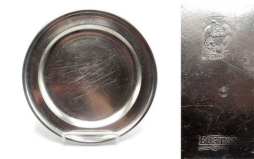 Pewter Plate by Thomas Badger