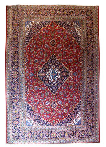 Fine semi-antique Kashan 8'9" x 13'2"