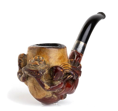 An English meerschaum pipe - late 19th early 20th Century