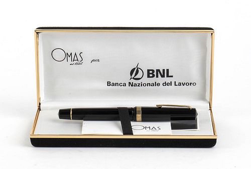 Vintage Omas Dama extra, fountain pen, 18K nib