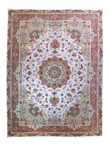 Extremely Fine Persian Tabriz 8'3" x 12'2"