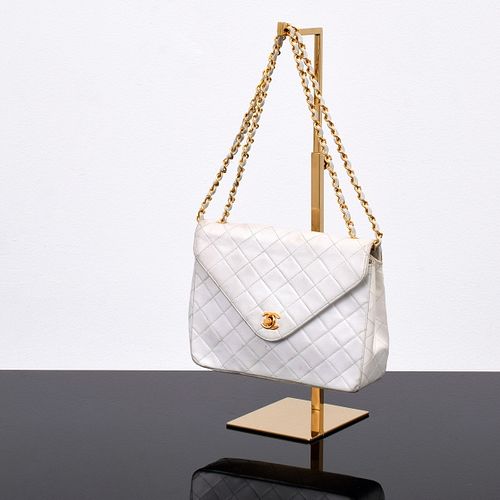 Vintage Chanel Quilted Envelope Handbag/Shoulder Bag