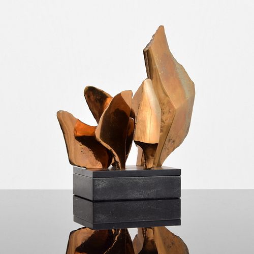 Antoine Poncet Bronze Abstract Sculpture