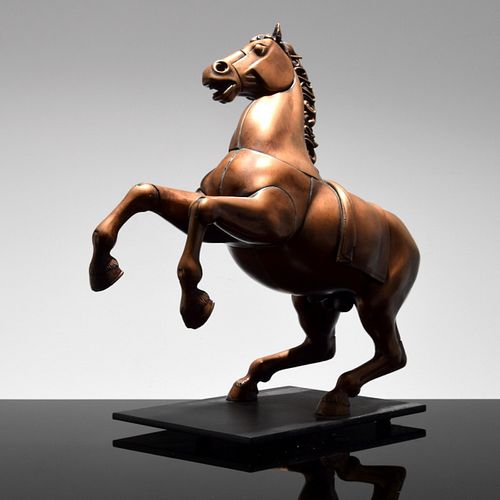 Miguel Berrocal "Caballo Casinaide" Bronze Horse Sculpture