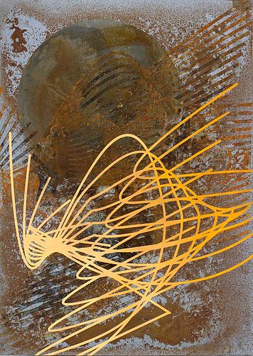 RICCARDO CORN79 LANFRANCO<br>(Torino, 1979)<br>Oxidation and etching on iron 04, 2018 