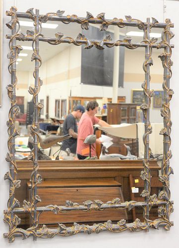 Contemporary painted composition mirror, 40". Estate of Marilyn Ware Strasburg, PA.