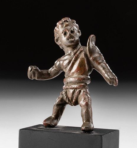Published & Exhibited Roman Bronze Young Boy Gladiator