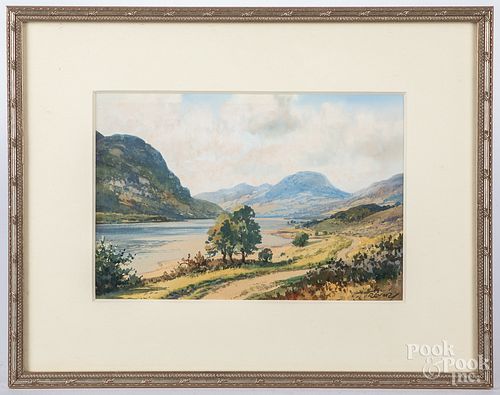 Watercolor of Loch Lubnaig
