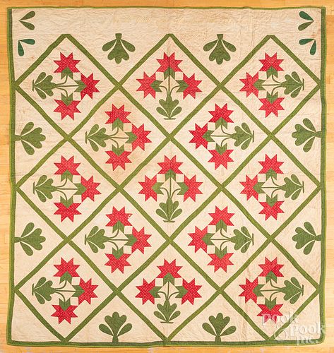 Connecticut pieced quilt