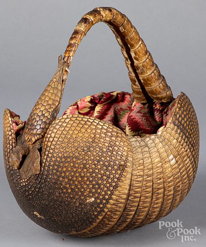 Armadillo shell basket