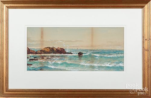 Edmund Darch Lewis, coastal scene