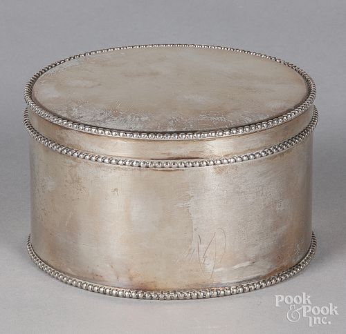 Dutch silver box, 1784