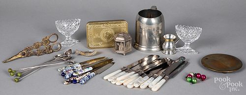 Miscellaneous group of decorative accessories.