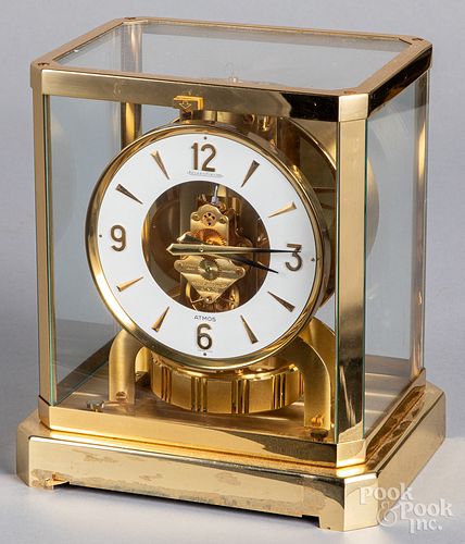 Jaeger LeCoutre brass Atmos clock