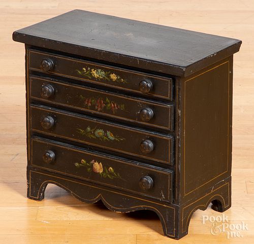 Pennsylvania painted child's chest of drawers