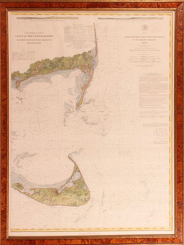 Chart: From Monomoy and Nantucket Shoals To Muskeget Channel, Mass., circa 1882