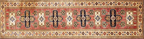 Contemporary Hand Woven Kazak Carpet Runner