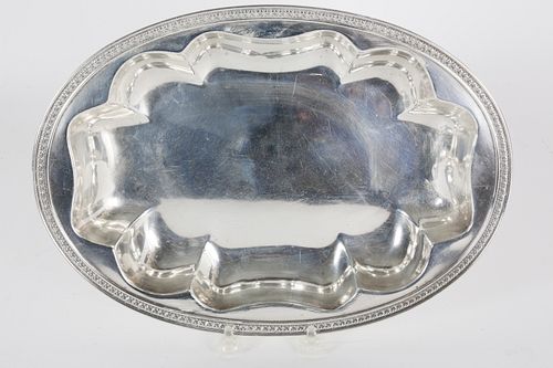 Sterling Silver Oval Vegetable Dish