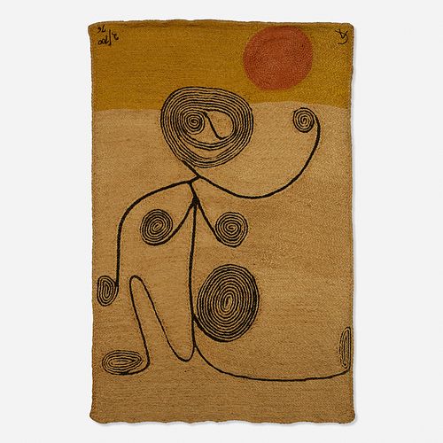 After Alexander Calder, Wall-hanging tapestry (Swirling Figure)