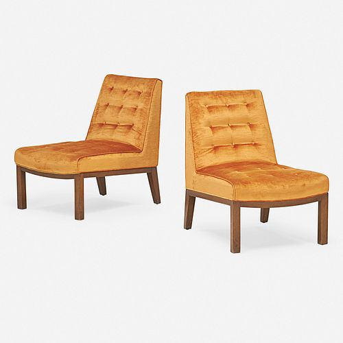 Edward Wormley, lounge chairs model 5000, pair