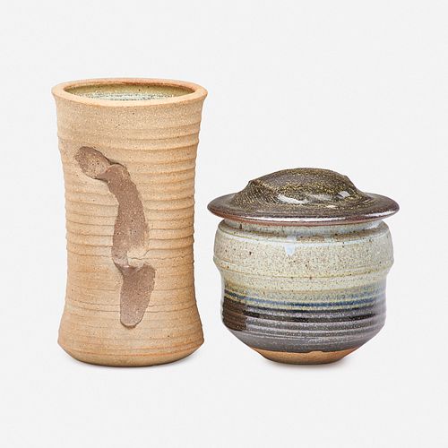 Karen Karnes, vase and jar