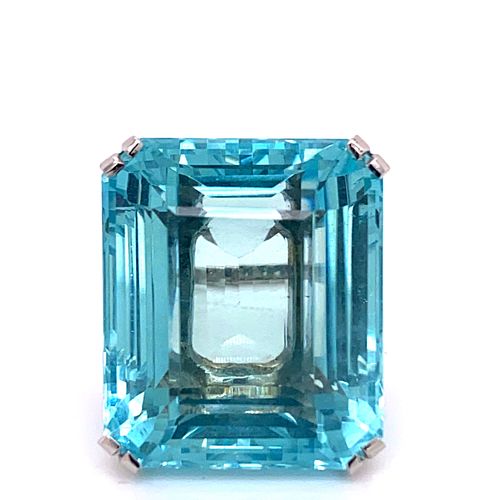 Platinum Aqua Diamond RingÊ