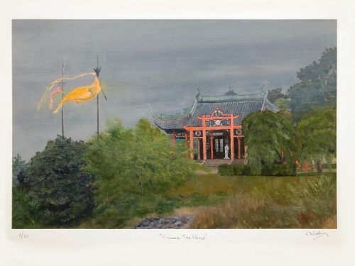 Frederick A. Cushing, Chinese Tea House, 2010, Limited Edition Giclee Print