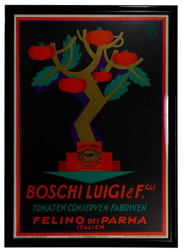 Erberto Carboni (Italian 1899-1984) 'Boschi Luigi' Poster