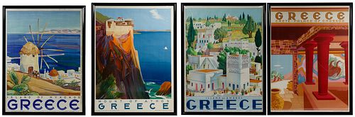 Greece Travel Poster Assortment