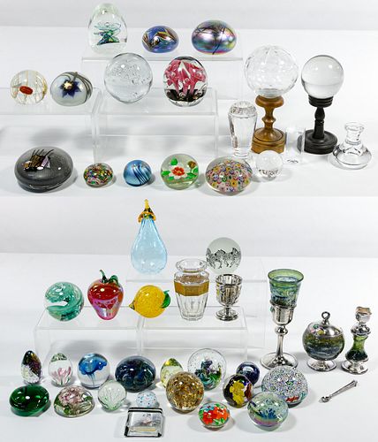 Paperweight and Decorative Glass Assortment