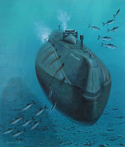 Dean Ellis (1920 - 2009) "Holland Submarine"