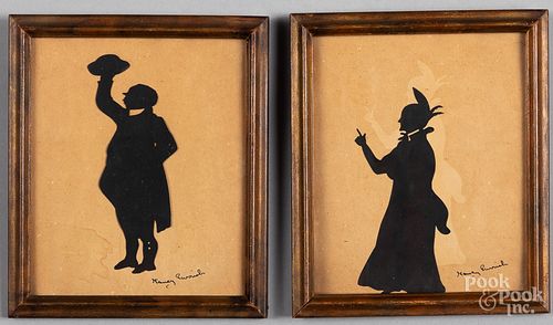 Seven assorted silhouettes, 19th/early 20th c.