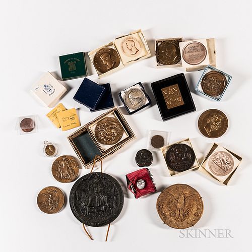 Large Group of Medals and Tokens