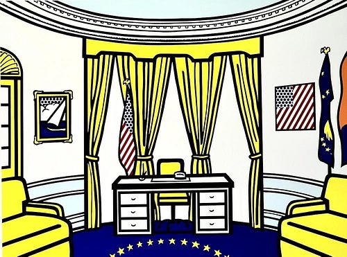 Roy Lichtenstein (American 1923-1997) "Oval Office"
