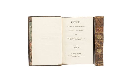 Rui Bamba, Ambrosio (translator). Historia de Polybio Megalopolitano. Madrid: Imprenta Real, 1788. Tomes I and III. Pieces: 2.