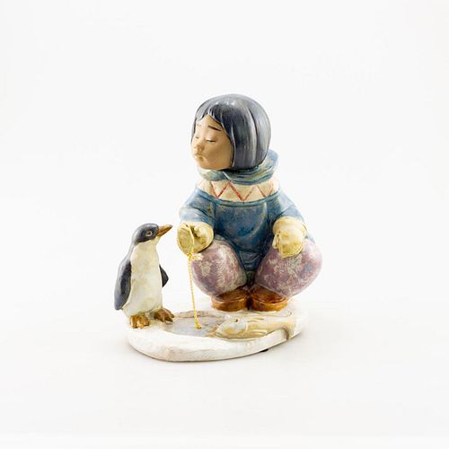 Lladro Figurine, Little Fisherman 2259